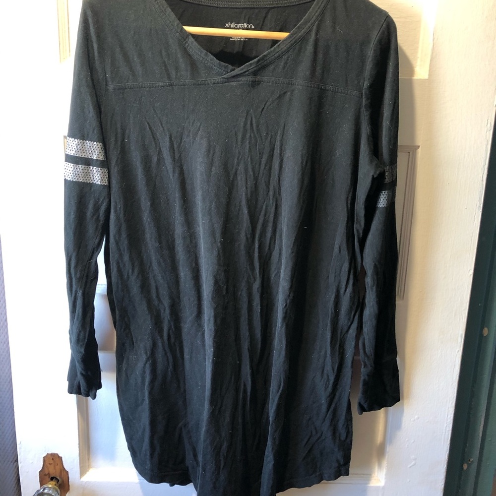 Long sleeve sleep dress